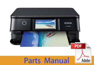 Parts Manual for EPSON XP-8600 XP-8605 XP-8606 EP-882AB EP-882AW EP-882AR 