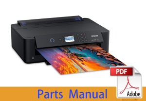 Parts Manual for EPSON XP-15000 15010 15080 