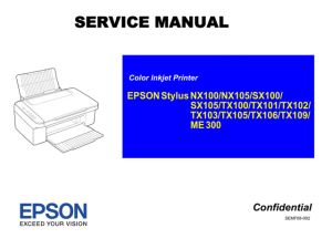 Service Manual for EPSON TX106_NX100_NX105 SX100_SX105 TX100_TX101_TX102_TX103_TX105_TX109_ME300 