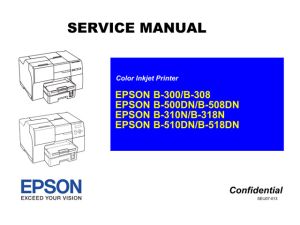 Service Manual for EPSON B310N B318N B510DN B518DN 