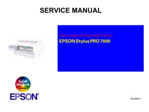 Service Manual for EPSON StylusPro 7000 