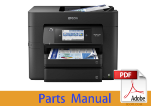 Parts Manual for Epson WorkForce WF-4830 WF-4833 WF-4834 WF-4838 
