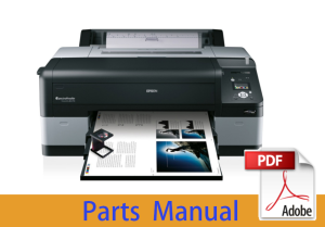 Parts Manual for EPSON Stylus Pro 4900 4910 