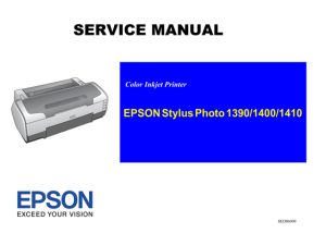EPSON StylusPhoto 1390 1400 1410 Service Manual