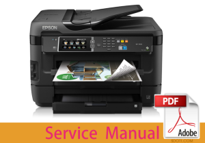 Service Manual for EPSON WorkForce WF-7620 7610 7110 