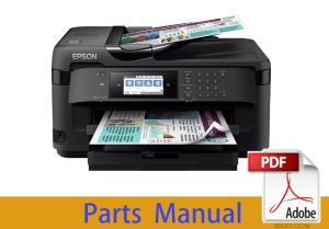 Parts Manual for EPSON WorkForce WF-7710 WF-7711 WF-7715 
