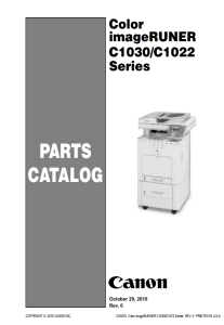 Canon imageRUNNER iR C1030 C1022 Service Manual and Parts Manual.. 