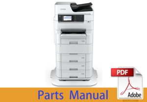 Parts Manual for Epson WorkForce WF-C878R WF-C878Ra 