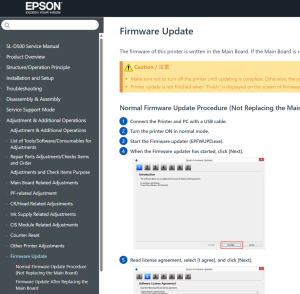 Service Manual for EPSON SureLab SL-D500 D550 D570 
