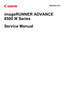 Canon imageRUNNER iR 8505 8585 8595 III Service Manual and Parts Manual.. 