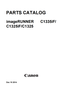Canon imageRUNNER IR C1325 C1335 Service Manual and Parts Manual.. 