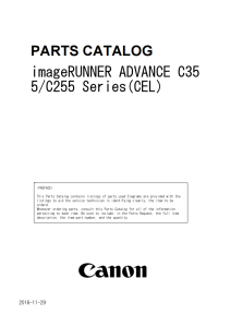 Canon imageRUNNER IR C255 C355 Service Manual and Parts Manual.. 
