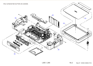 Parts Manual for EPSON L365/L366 