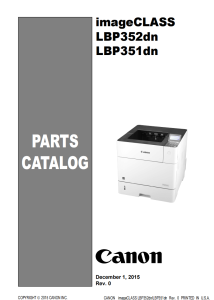 Canon imageCLASS LBP 351 352 Service Manual and Parts Manual..