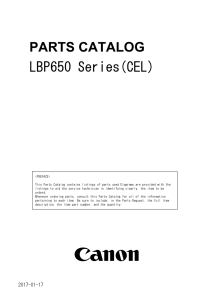 Canon imageCLASS LBP 654C Service Manual and Parts Manual..