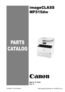 Canon imageCLASS MF 515 Service Manual and Parts Manual..