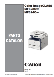 Canon imageCLASS MF 624 628 Service Manual and Parts Manual..