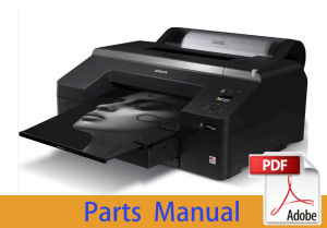 Parts Manual for EPSON SureColor P5000 P5050 P5070 