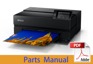 Parts Manual for EPSON SureColor P700 P703 P704 P706 