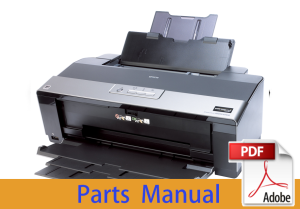 Parts Manual for EPSON StylusPhoto R1900 