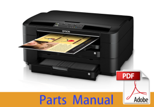 Parts Manual for EPSON WF-7010 WF-7011 WF-7012 WF-7015 WF-7018 PX-1200 