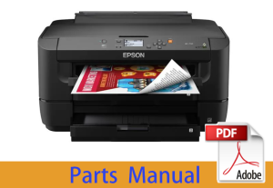 Parts Manual for EPSON WF-7110 WF-7111 PX-S5040 