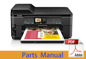 Parts Manual for EPSON WF-7510 WF-7511 WF-7515 PX-1600F 