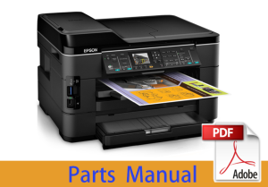 Parts Manual for EPSON WF-7520 WF-7521 WF-7525 PX-1700F 