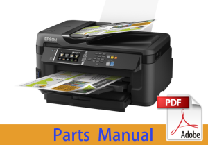 Parts Manual for EPSON WF-7610 PX-M5040F 