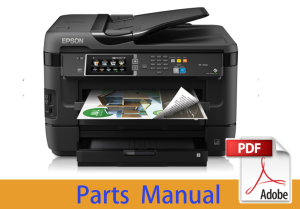 Parts Manual for EPSON WF-7620 WF-7621 PX-M5041F 