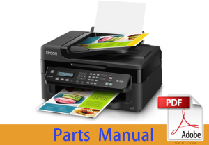 Parts Manual for EPSON WF-2520 WF-2521 WF-2528 