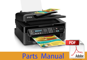 Parts Manual for EPSON WF-2530 WF-2531 WF-2532 WF-2538 