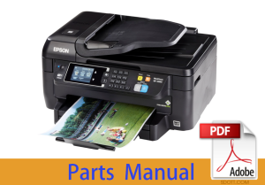 Parts Manual for EPSON WF-2660 WF-2661 PX-M650F 