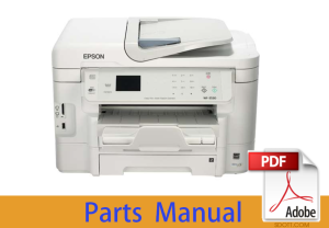 Parts Manual for EPSON WF-3530 WF-3531 WF-3532 PX-675F 