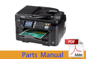 Parts Manual for EPSON WF-3640 WF-3641 PX-M741F 