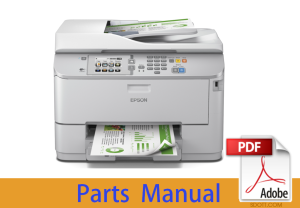 Parts Manual for EPSON WF-5620 WF-5621 WF-5623 PX-M840F 