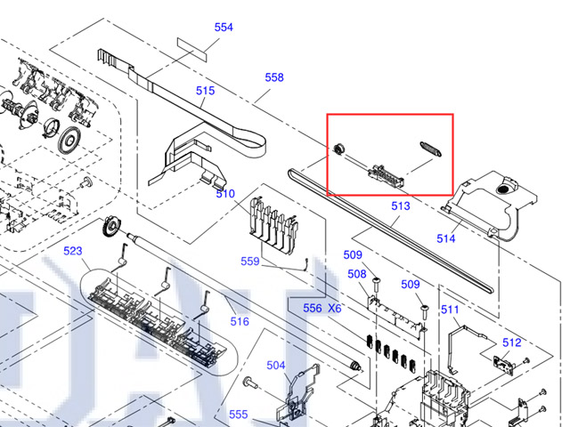 EPSON R220_R230 Pulley,Driven Assy.