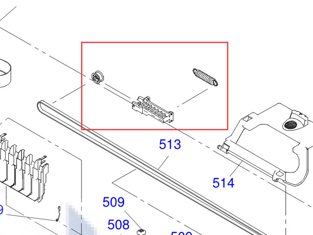 EPSON R220_R230 Pulley,Driven Assy.