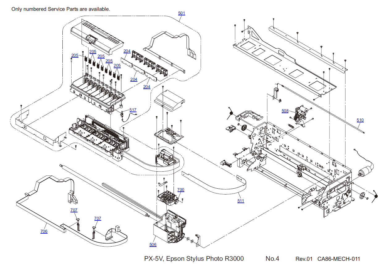 EPSON StylusPhoto R3000 Parts Manual