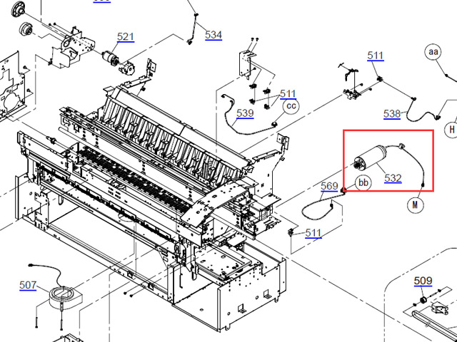 EPSON T3000_T3080 CR Motor - 2142804 EPSON T3000_T3080 CR Motor - 2142804