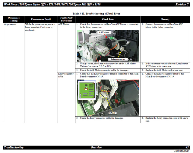 Epson Stylus Office T1100_T1110_B1100 ASF Motor-2090539