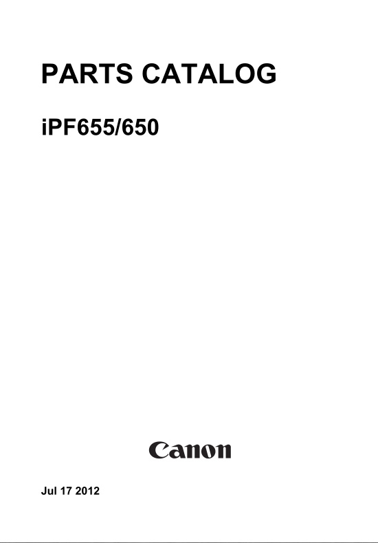 Canon_iPF650_Service_Manual